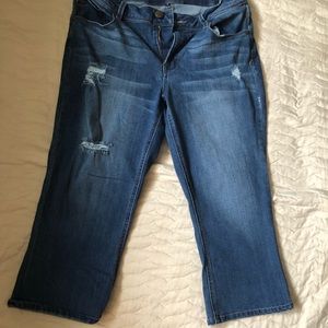Size 12 1822 Denim Capris